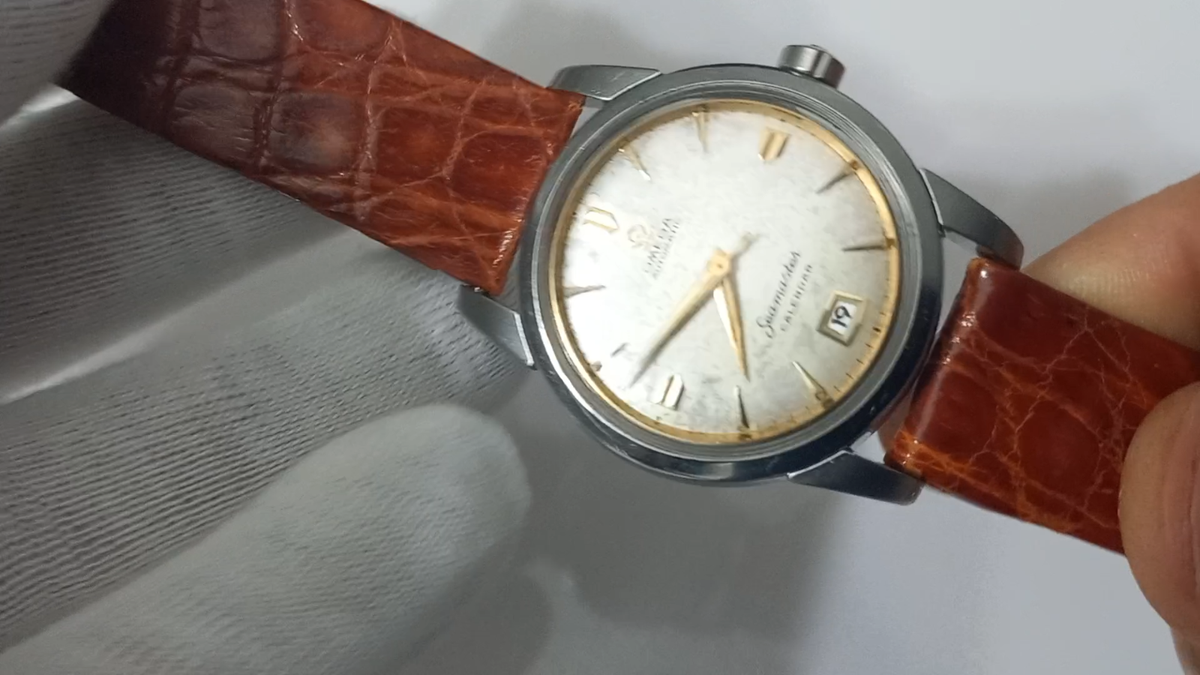 VINTAGE 1954 OMEGA SEAMASTER CALENDAR 2757-3 SC AUTOMATIC