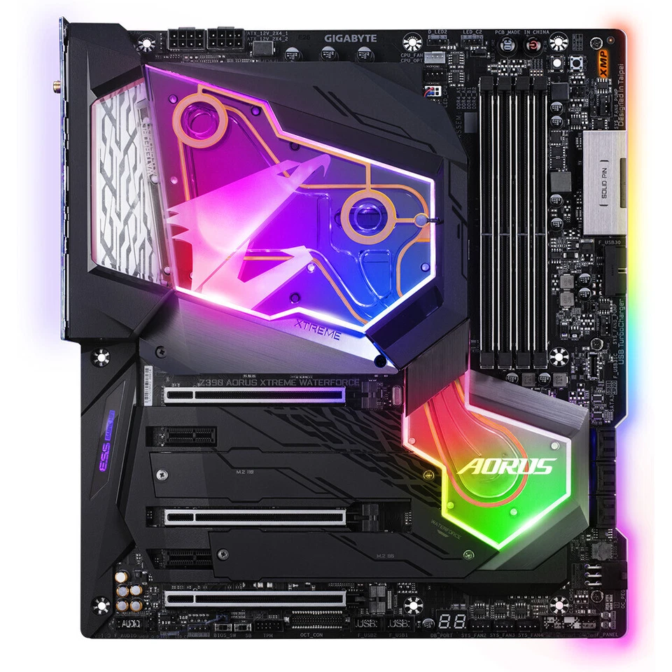 GIGABYTE Z390 AORUS XTREME WaterForce LGA 1151 Intel Z390 E-ATX Motherboard - Image 3 of 4