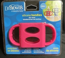Dr. Brown's 100 Silicone Standard-Neck Baby Bottle Handles, Turquoise New