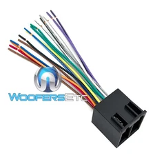 AFTERMARKET RADIO STEREO VWH1000 INSTALL WIRE WIRING HARNESS CABLE PLUG ADAPTER