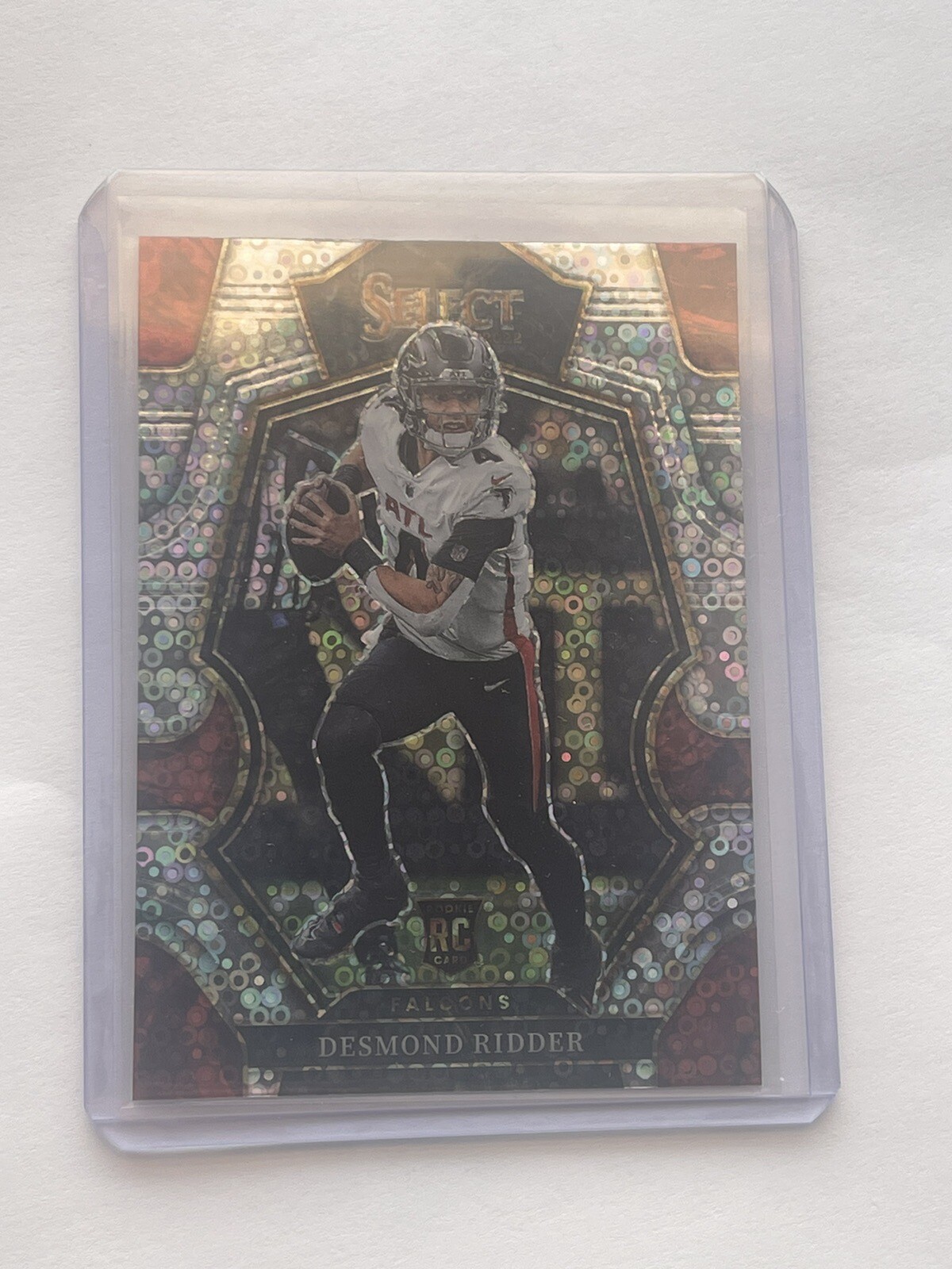 Desmond Ridder  SP RC ▪ 2022 Select  SILVER DISCO Prizm  Premier #104 Rookie RC!