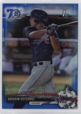 2017 Bowman Blue Refractor 70th Anniversary Abrahan Gutierrez #BCP78 6o3