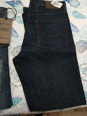 NWT Urban Star Men's Relaxed Fit Stretch Jeans- Blue Denim