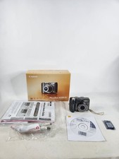Canon PowerShot A590 IS Digital Camera With Manual Box SD Card Complete Tested 