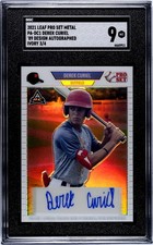 2021 Leaf Pro Set Metal Derek Curiel ‘89 Design SGC 9 Mint Auto Ivory /4