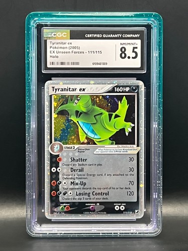 Tyranitar ex graded CGC 8.5 for sale on eBay