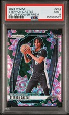 2024 Panini Prizm Lotus Flower Prizm Stephon Castle #234 /18 PSA 9