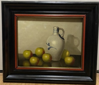 Antique Still Life with Apples by the Dutch artist Nicolaas Bruynesteyn