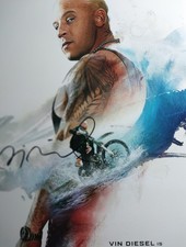 Vin Diesel Signed 8x10 Photo Original Matte Finish COA Fast 5 Series Guaranteed