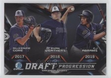 2019 Bowman Draft Chrome Progression CJ Abrams Mackenzie Gore Ryan Weathers 0l9t