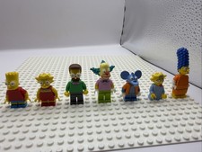 Simpsons Lego Mini Figures Series Lot Of 7 Figures