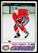 Mario Tremblay, 1977-78 Topps, #163, Montreal Canadiens,
