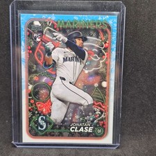 2024 Topps Holiday - Jonatan Clase #H14 (RC)