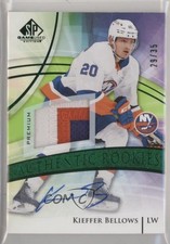 2020 SP Game Used Authentic Rookies Green 29/35 Kieffer Bellows Patch Auto 0c3