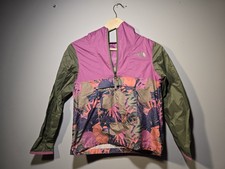 The North Face - Half Zip Rain Jacket / Windbreaker - Stowable - Girls M 10/12