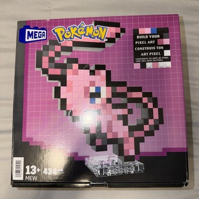 Mega Bloks - Pokemon Mew, Pixel Art, 434 Piece Building Toy Set [New Toy] Bric