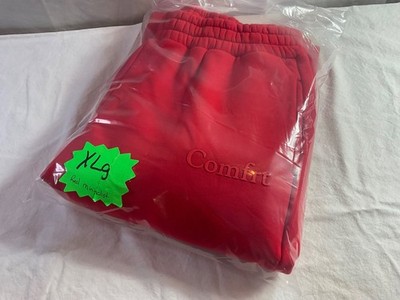 New Comfrt Mininalist Sweatpants Color Red Crimson Sz. XLg.
