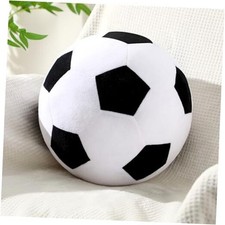 Yousoontic Soccer Plush Pillow 11.8 Inch Nordic Round Soccer Ball Soccer Style