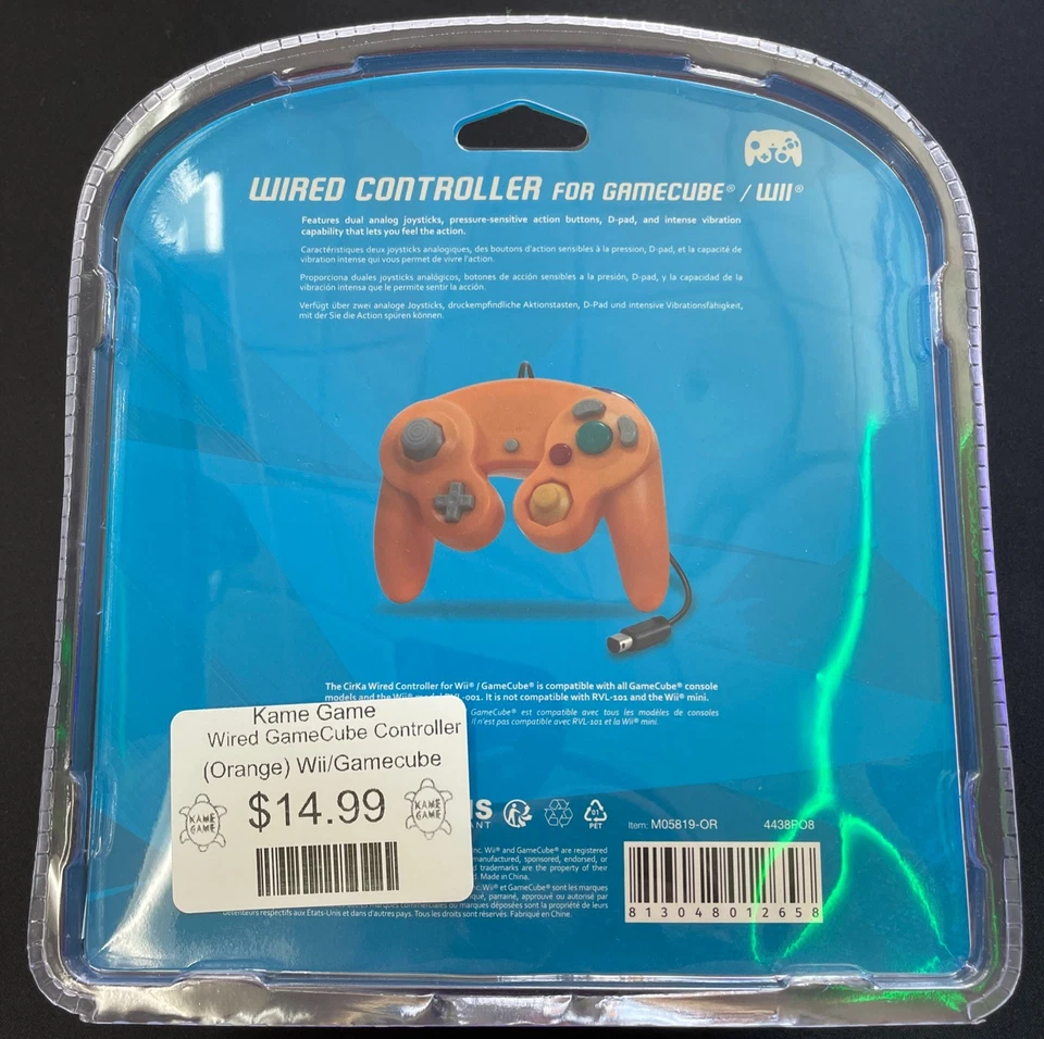 CirKa Wired Gamecube Controller - (Orange) - Image 2 of 2