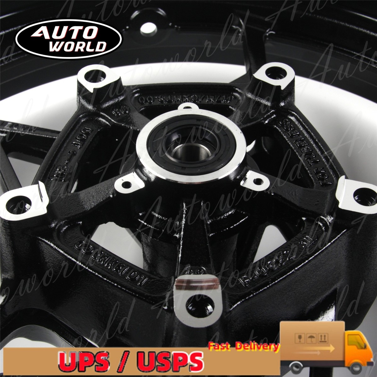 Front Rim For Kawasaki 2025 2024 Z500 SE ABS Wheel Hub Glossy
