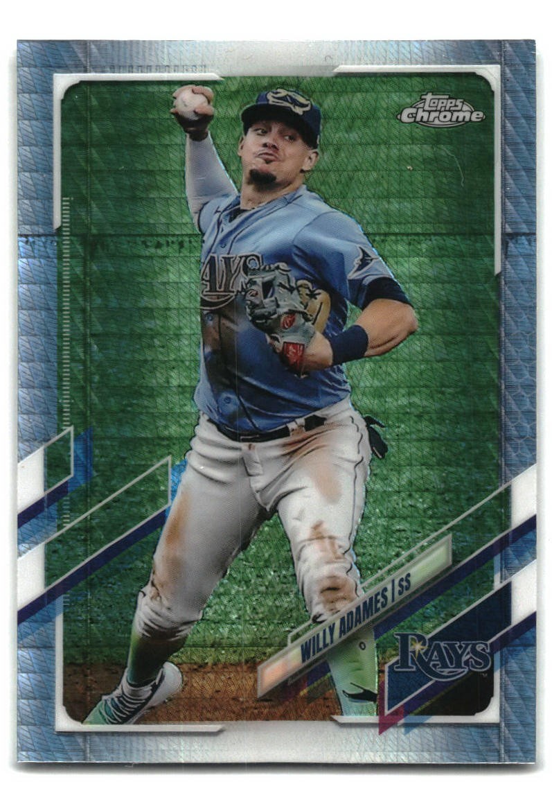 2021 Topps Chrome #75 Willy Adames Prism Refractor - Combined Shipping!!