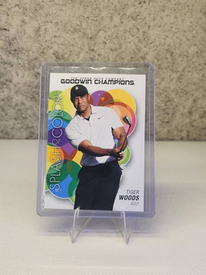 #ad 2023 Upper Deck Goodwin Champions Splash of Color Tiger Woods #102 $1.50