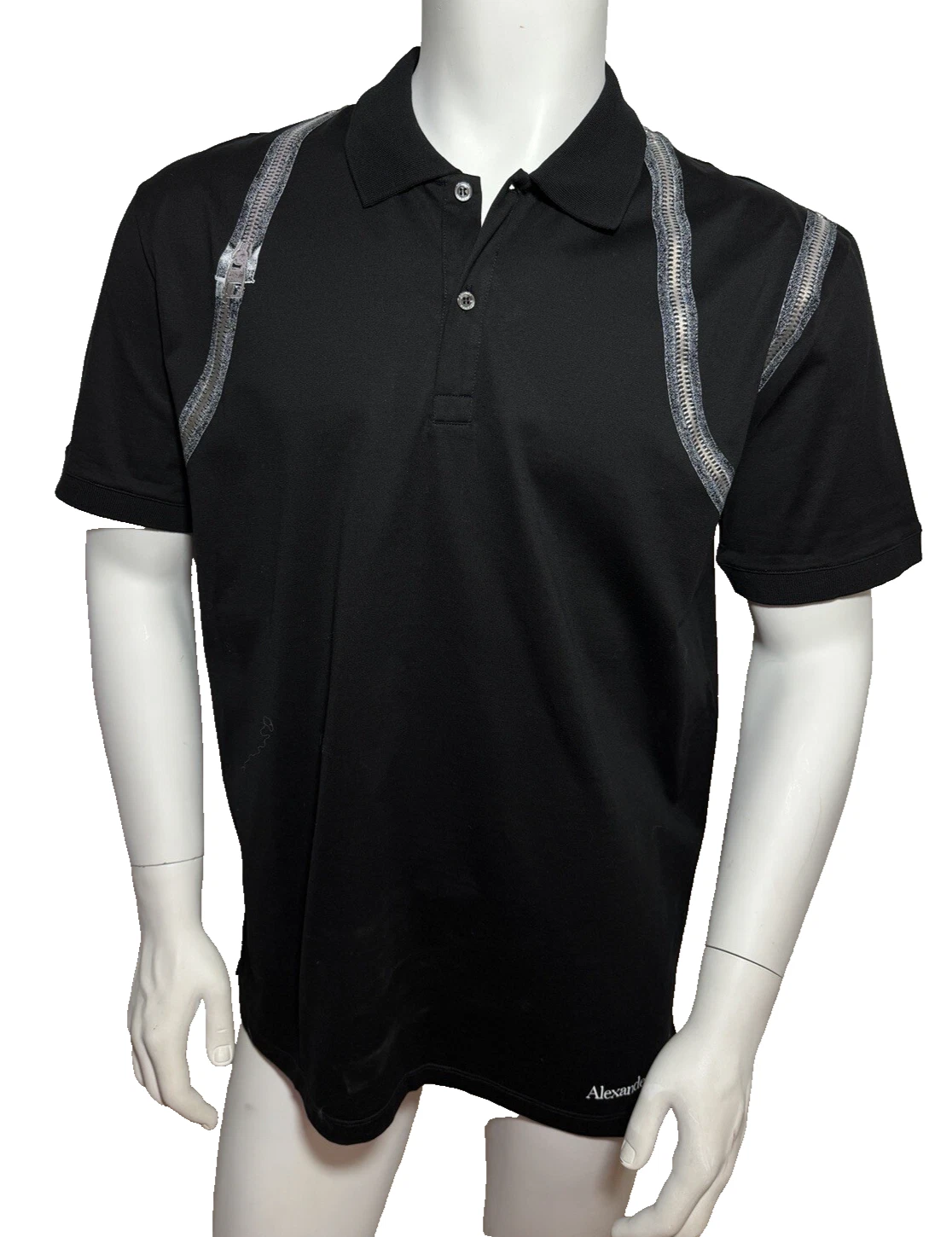 Alexander McQueen — Alexander McQueen Harness Black T-Shirt Size XXXL RRP £425 NEW Tags