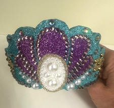 Mermaid Princess Tiara Crown Costume Party Headband Girls