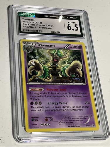 Trevenant graded CGC 6.5 for sale on eBay