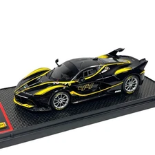 BBR Models 1/43 Ferrari FXXK #44 Starry Black Limited Edition Action Figure Car