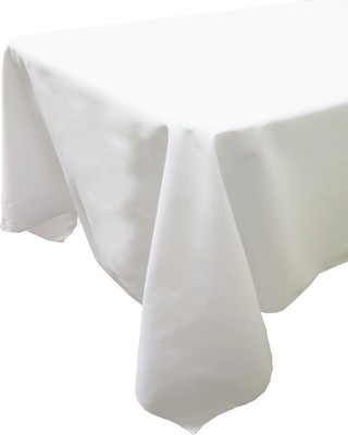 Market Place Square Tablecloth Washable, Hemmed Edges with Stain Resistance f...
