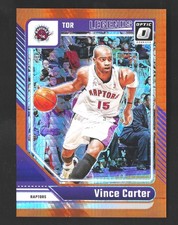 2024-25 Panini Donruss Optic Vince Carter Orange Hyper Prizm 141/299 Raptors