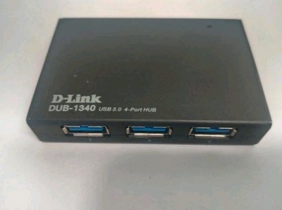 D-Link DUB-1340/E USB-Hub 4 Port USB-A USB 3.0 5 GBit/s Schwarz DUB-1340/E