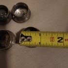 Lot Of 4 Antique Silverplate Replacement Salt And Pepper Lids. — photo 5