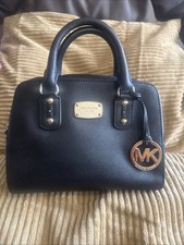 Michael Kors Leather Medium Size Bag With Gold Hardware