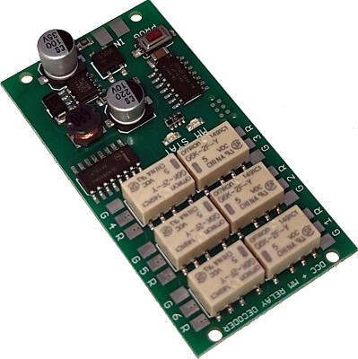 RD6 Schaltdecoder 6-Fach G/H0/N/TT/Z Digital Decoder Relais-Decoder DCC Motorola