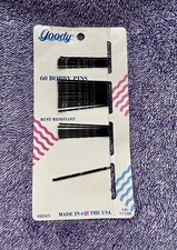 ' VTG GOODY 18 BLACK BALL TIP ROLLER FASTENERS, BOBBY PINS 29