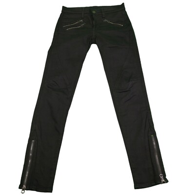Polo Ralph Lauren Denim Jeans schwarz Skinny Stretch UK Damen S 8 W26 L28 E411