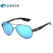 Costa Del Mar South Point Sunglasses Gunmetal Frame Blue Mirror Polarized 580p