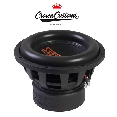 EDGE 4000W 12'' SUBWOOFER 2000W RMS HIGH POWER BASS CAR AUDIO SPL NEW MODEL