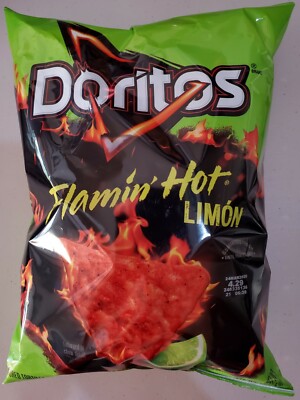 NEW Doritos Flamin' Hot Limon Nacho Corn Chip Snacks 9.75 oz