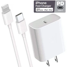Super Fast Charger Type C Charging Set with 3ft Cable for iPhone 14 13Pro Max 12