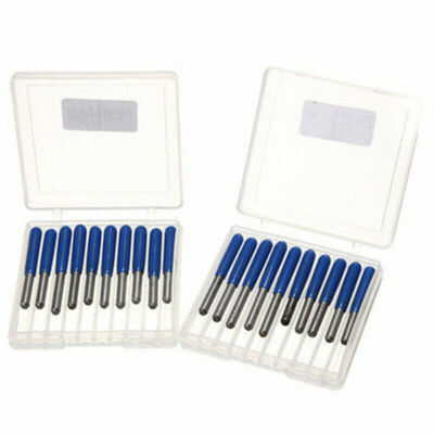10PCS Carving Tools Tungsten Bit V-Shape Carbide PCB Engraving Bits 3.175mm