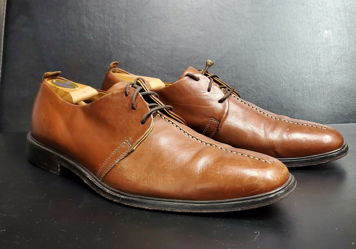 Cole Haan C06400 Men Brown Leather Oxford Center Seam Dress Shoes Size 11.5 M http:// main image 3