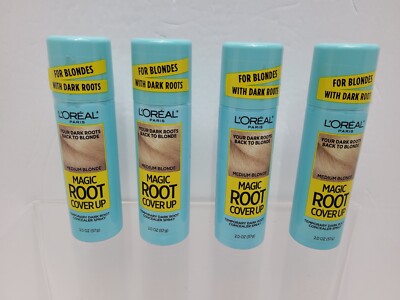 4--L'Oreal Magic Root Cover Up - Medium Blonde 2oz
