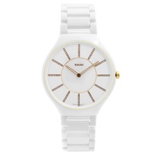 Rado True High-tech White Ceramic Diamond Ladies Watch R27061712 for sale  online | eBay