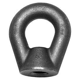 Ken Forging EN-12-HD-HDG-Forged Eye Nut-1 1/4-7-Style B-C1030-Galvanized