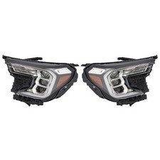 For 2022-2024 GMC Terrain AT4 | SLE | SLT LED Reflector Headlight Left+Right 2pc