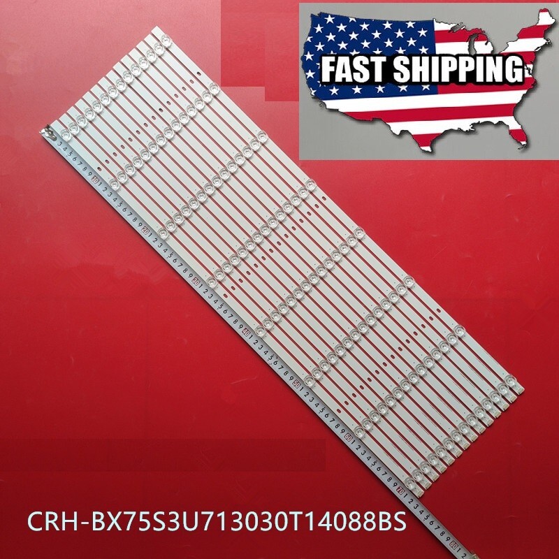 Full Set LED Backlight Strip For Hisense 75R6E1 75R7E2 75R6E4