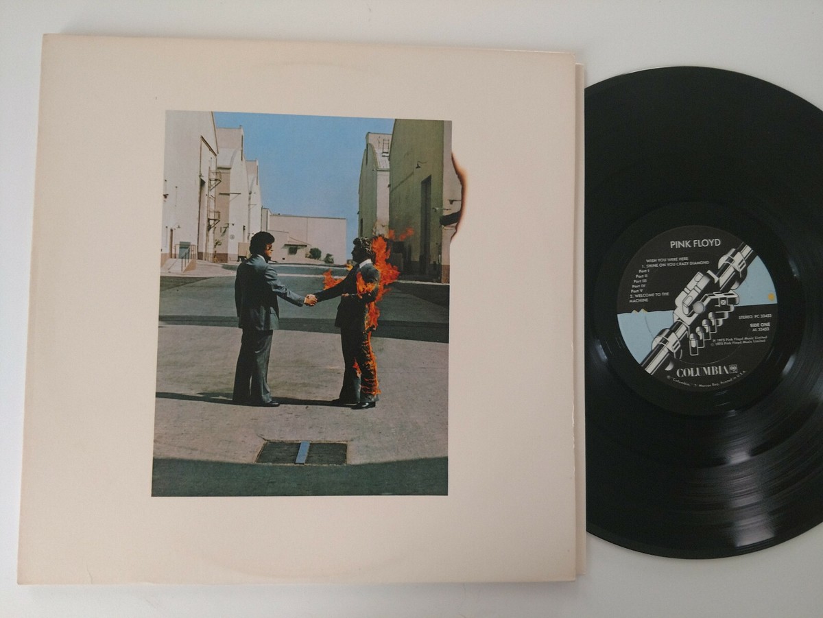 PINK FLOYD LP WISH YOU WERE HERE 1975 COLUMBIA JC/PC 33453 PITMAN